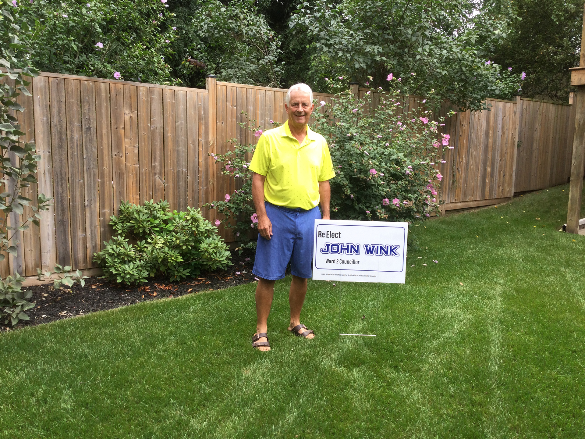 John Wink for Pelham Ward 2